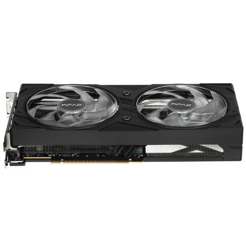 Купить Видеокарта KFA2 GeForce RTX 5060 ROCK(X) OC 2FAN RGB Black [56NSN8MDDAEK]  5629289. Характеристики, отзывы и цены в Донецке