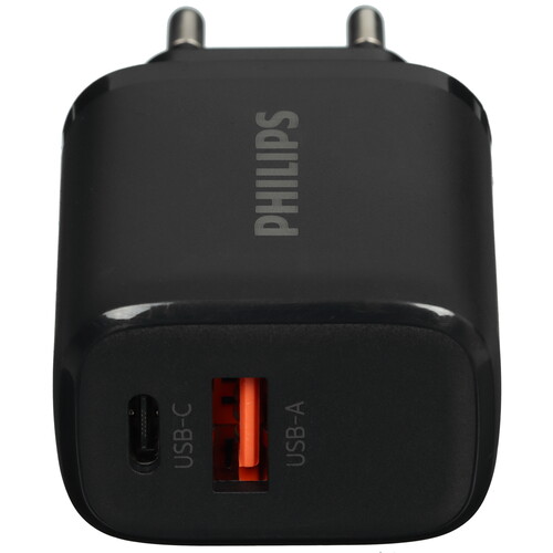 Купить Сетевое зарядное устройство Philips черный  5494064. Характеристики, отзывы и цены в Донецке