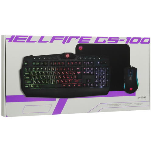 Купить Игровой набор Aceline GS Hellfire GS-100 черный  5427603. Характеристики, отзывы и цены в Донецке