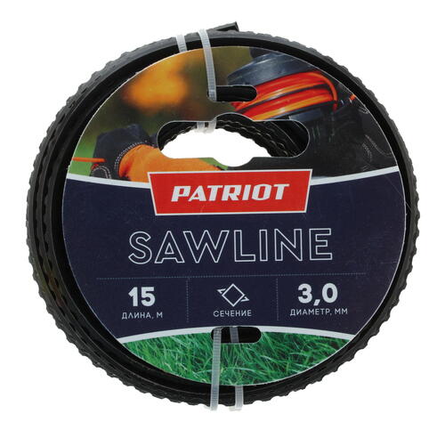 Купить Леска для триммеров Patriot Sawline 805403311  1246235. Характеристики, отзывы и цены в Донецке