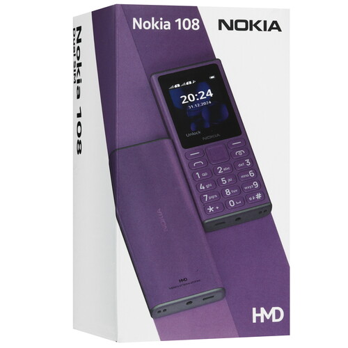 Купить Сотовый телефон Nokia 108 DS (2024) голубой  5614950. Характеристики, отзывы и цены в Донецке
