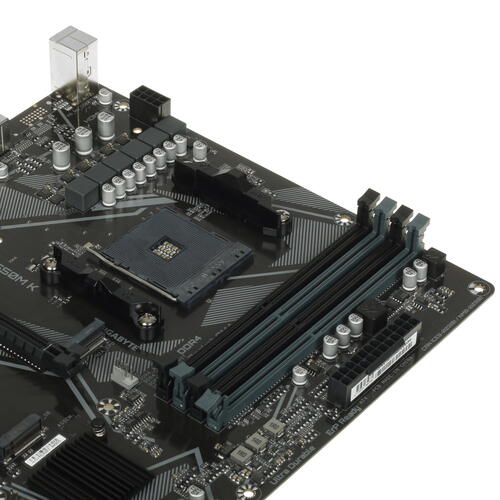 Купить Материнская плата GIGABYTE B550M K  5402263. Характеристики, отзывы и цены в Донецке
