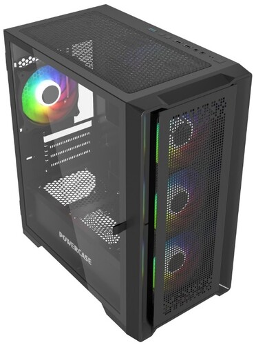 Купить Корпус PowerCase ByteFlow Micro [CAMBFB-A4] черный  5481440. Характеристики, отзывы и цены в Донецке