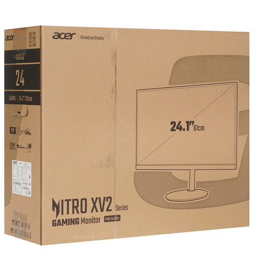 Купить 24.1" Монитор Acer Nitro XV242Fbmiiprx черный  5455901. Характеристики, отзывы и цены в Донецке