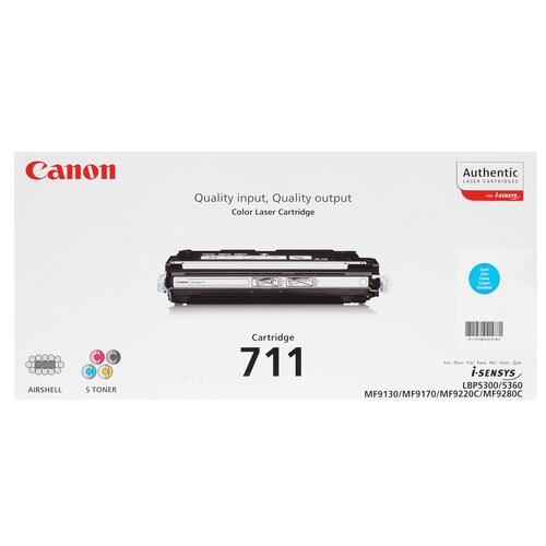 Купить Картридж лазерный Canon 711C голубой, с чипом  0800881. Характеристики, отзывы и цены в Донецке