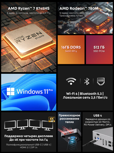 Купить Мини ПК CHUWI AuBox  9302234. Характеристики, отзывы и цены в Донецке