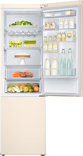 Купить Холодильник с морозильником   Samsung RB37A5491EL/WT бежевый  5321069. Характеристики, отзывы и цены в Донецке
