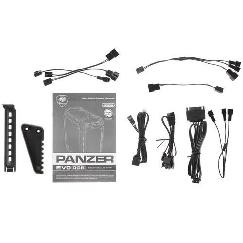 Купить Корпус Cougar PANZER EVO RGB  черный  1303790. Характеристики, отзывы и цены в Донецке