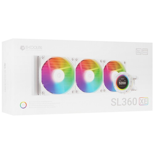 Купить Система охлаждения ID-COOLING SL360 XE  белая  5447527. Характеристики, отзывы и цены в Донецке