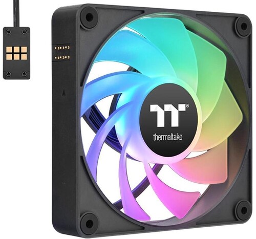 Купить Комплект реверсных вентиляторов Thermaltake CT120 EX Reverse ARGB Sync [CL-F192-PL12SW-A]  5462166. Характеристики, отзывы и цены в Донецке