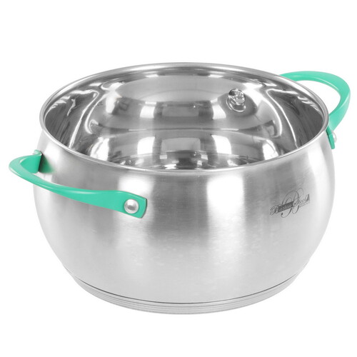 Купить Кастрюля Barton Steel 2017-20 BS 3.5 л 20 см серебристый  9151730. Характеристики, отзывы и цены в Донецке