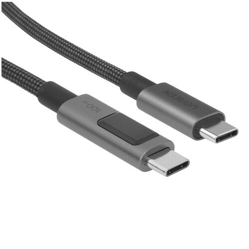 Купить Кабель круглый Ugreen USB Type-C - USB Type-C серый 0.5 м  5601586. Характеристики, отзывы и цены в Донецке
