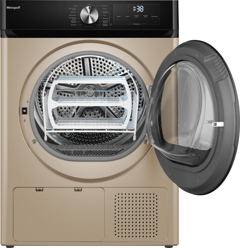 Купить Сушильная машина Weissgauff WD 6010 Heat Pump Champagne бежевый  9282521. Характеристики, отзывы и цены в Донецке