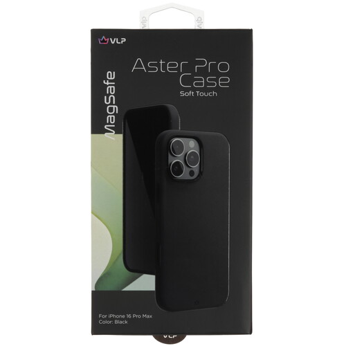 Купить Накладка  VLP Aster Pro Case для Apple iPhone 16 Pro Max черный  5487041. Характеристики, отзывы и цены в Донецке