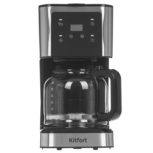 Купить Кофеварка капельная Kitfort KT-7628 черный  9241118. Характеристики, отзывы и цены в Донецке