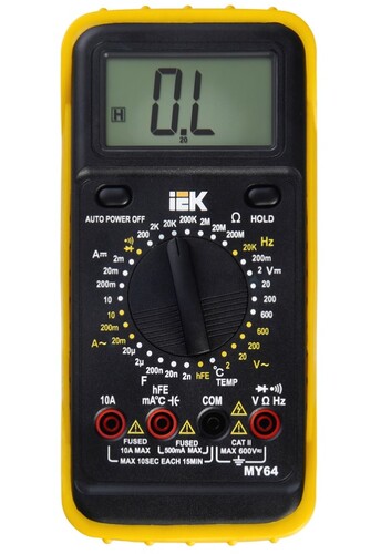 Купить Мультиметр IEK Professional MY64  5302031. Характеристики, отзывы и цены в Донецке