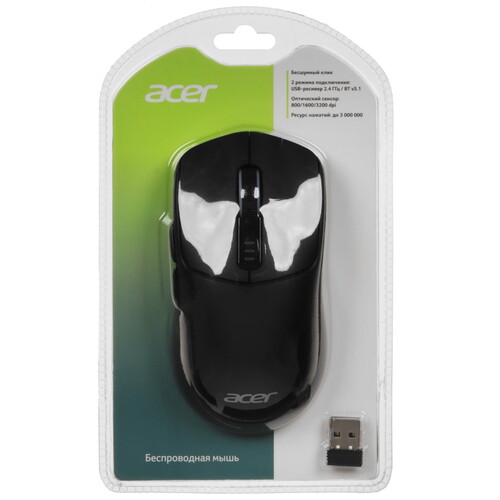 Купить Мышь беспроводная Acer OMR312  9213241. Характеристики, отзывы и цены в Донецке