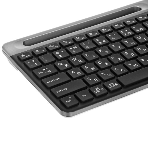 Купить Клавиатура+мышь беспроводная   A4Tech Fstyler FB2535C черный  5049214. Характеристики, отзывы и цены в Донецке