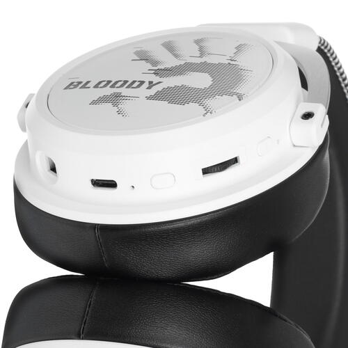 Купить Беспроводные/проводные наушники A4Tech Bloody MR590 Sports белый  5442772. Характеристики, отзывы и цены в Донецке