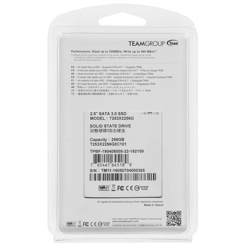 Купить 256 ГБ 2.5" SATA накопитель TEAMGROUP GX2 [T253X2256G0C101]  1373803. Характеристики, отзывы и цены в Донецке