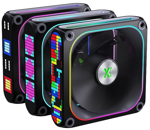 Купить Комплект вентиляторов XASTRA FZ120B ARGB [FZ120-3BA-CXX-GL] черный  5615560. Характеристики, отзывы и цены в Донецке