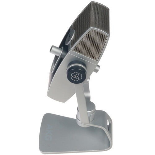 Купить Микрофон AKG C-44-USB Lyra серый  1640589. Характеристики, отзывы и цены в Донецке