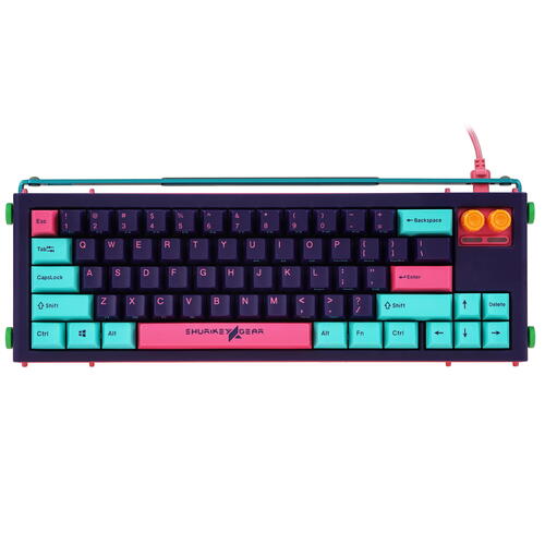 Купить Клавиатура проводная + беспроводная Shurikey Gear Hanzo SKB65 Theme 003 [S01A003B001C1D01E003]  5415371. Характеристики, отзывы и цены в Донецке