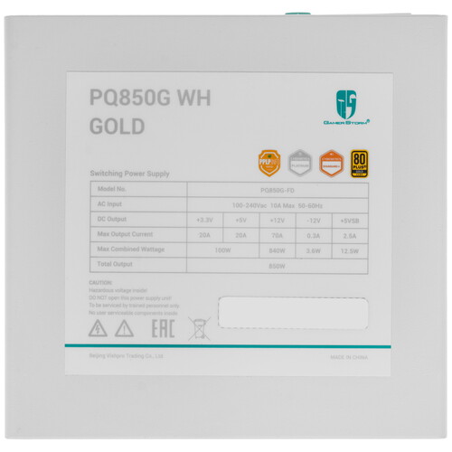 Купить Блок питания DEEPCOOL GamerStorm PQ850G WH  5633963. Характеристики, отзывы и цены в Донецке
