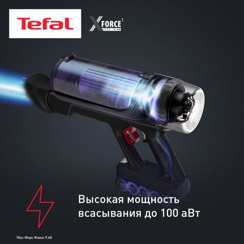 Купить Пылесос  вертикальный  Tefal TY2039WO  фиолетоый  9269889. Характеристики, отзывы и цены в Донецке