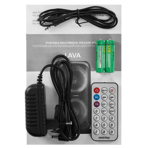 Купить Портативная аудиосистема Smartbuy LAVA, черный  9190233. Характеристики, отзывы и цены в Донецке