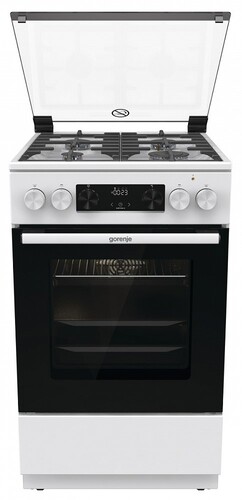 Купить Комбинированная плита Gorenje GKS5C74WF белый  9281367. Характеристики, отзывы и цены в Донецке
