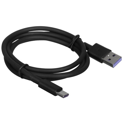Купить Кабель круглый Aceline USB Type-C - USB 2.0 Type-A черный 1 м  9206154. Характеристики, отзывы и цены в Донецке