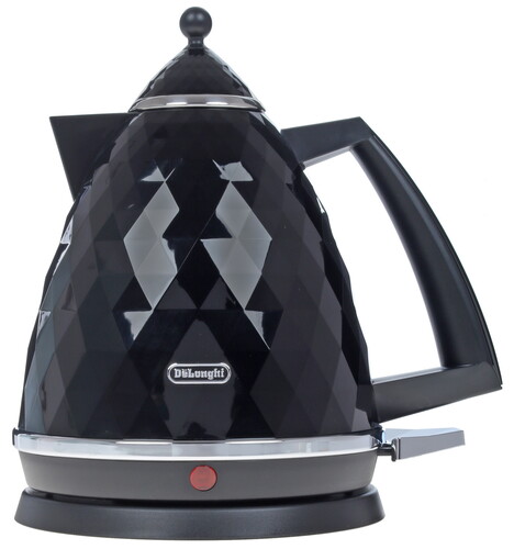 Купить Электрочайник DeLonghi KBJ2001.BK черный  1001080. Характеристики, отзывы и цены в Донецке