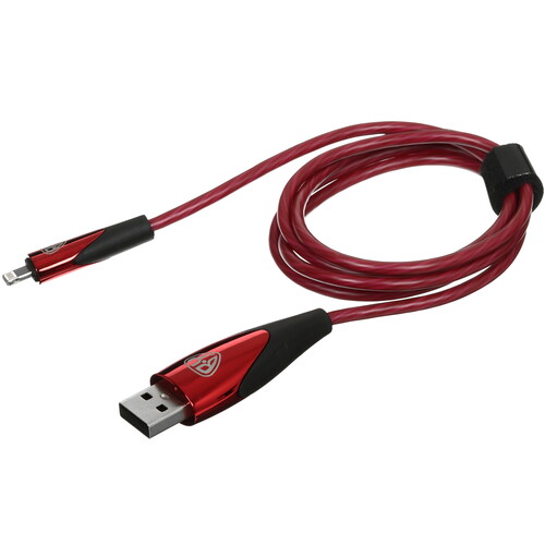 Купить Кабель круглый BY Lightning 8-pin - USB 2.0 Type-A красный 1 м  5482256. Характеристики, отзывы и цены в Донецке