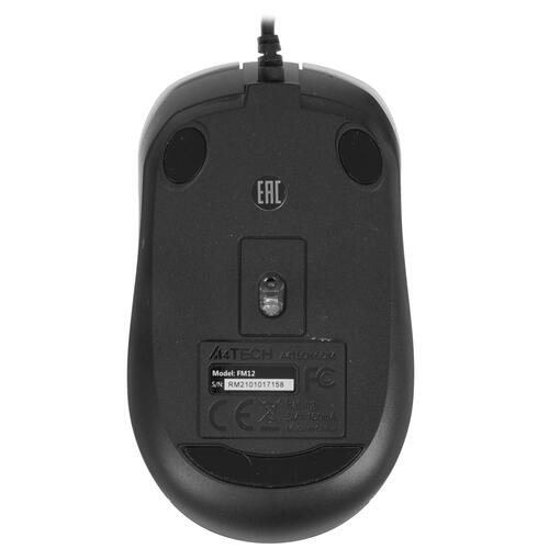 Купить Мышь проводная A4Tech Fstyler FM12  черный  4825130. Характеристики, отзывы и цены в Донецке