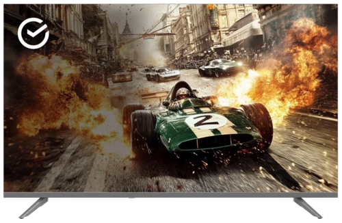 Купить 43" (109 см) Телевизор Sber SDX-43F3011 серебристый  9300212. Характеристики, отзывы и цены в Донецке