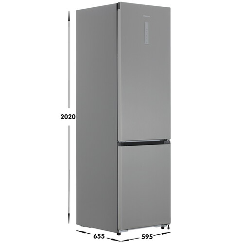 Купить Холодильник с морозильником   Hisense RB5P410SACE серебристый  9300175. Характеристики, отзывы и цены в Донецке