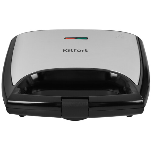 Купить Вафельница Kitfort КТ-4683 серебристый  9263516. Характеристики, отзывы и цены в Донецке