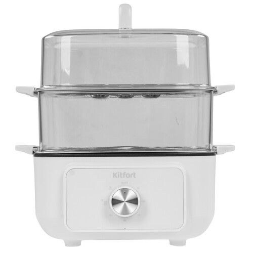 Купить Пароварка Kitfort КТ-6484 белый  9236264. Характеристики, отзывы и цены в Донецке