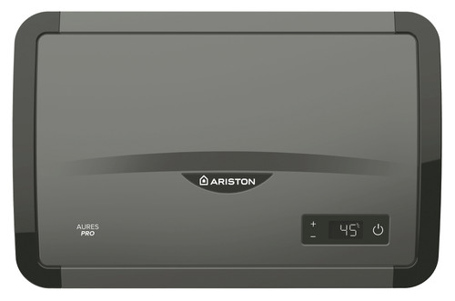 Купить Проточный водонагреватель электрический Ariston AURES PRO 18 EU  9980735. Характеристики, отзывы и цены в Донецке
