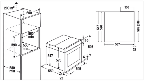 Купить Электрический духовой шкаф Kuppersbusch B 6330.0 S2 черный  9256032. Характеристики, отзывы и цены в Донецке