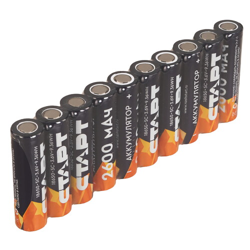 Купить Аккумулятор СТАРТ INR18650 2600 мА*ч  9250989. Характеристики, отзывы и цены в Донецке