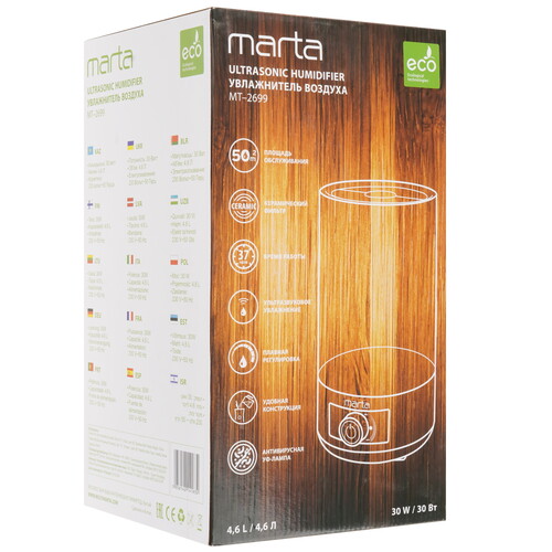 Купить Увлажнитель воздуха MARTA MT-2699  9111507. Характеристики, отзывы и цены в Донецке