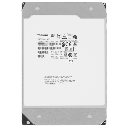 Купить LFF (3.5") Серверный HDD Toshiba MG09  5436323. Характеристики, отзывы и цены в Донецке