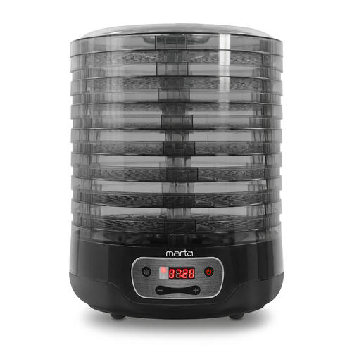 Купить Сушилка для овощей и фруктов MARTA MFD-508PS черный  9941612. Характеристики, отзывы и цены в Донецке