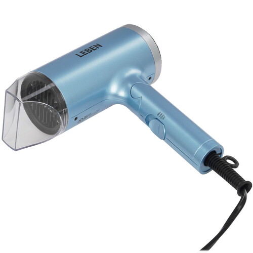 Купить Фен LEBEN 259-218 голубой/серый  9237126. Характеристики, отзывы и цены в Донецке
