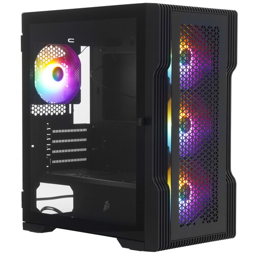 Купить Корпус 1STPLAYER TRILOBITE T3 [T3-BK-4F1] черный  5481530. Характеристики, отзывы и цены в Донецке