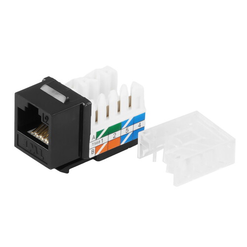 Купить Модуль Keystone Lanmaster TWT-OK45UTP/6-BK  9242127. Характеристики, отзывы и цены в Донецке