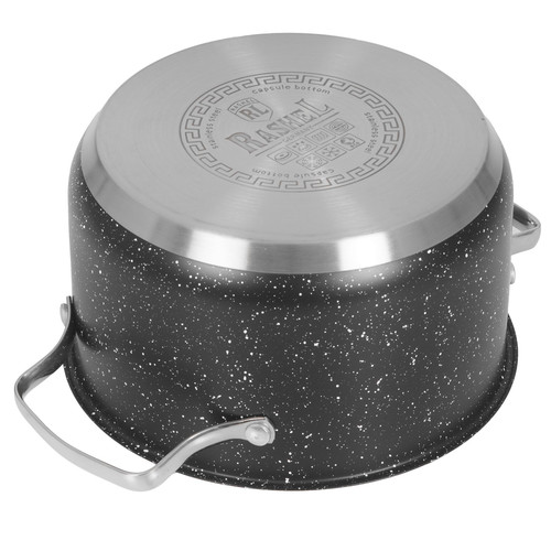 Купить Кастрюля Rashel Стефани R-306v 3.6 л 20 см черный  9320873. Характеристики, отзывы и цены в Донецке