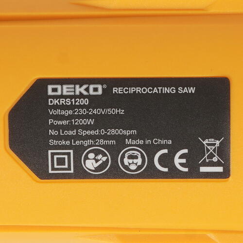 Купить Сабельная пила DEKO DKRS1200  5445866. Характеристики, отзывы и цены в Донецке